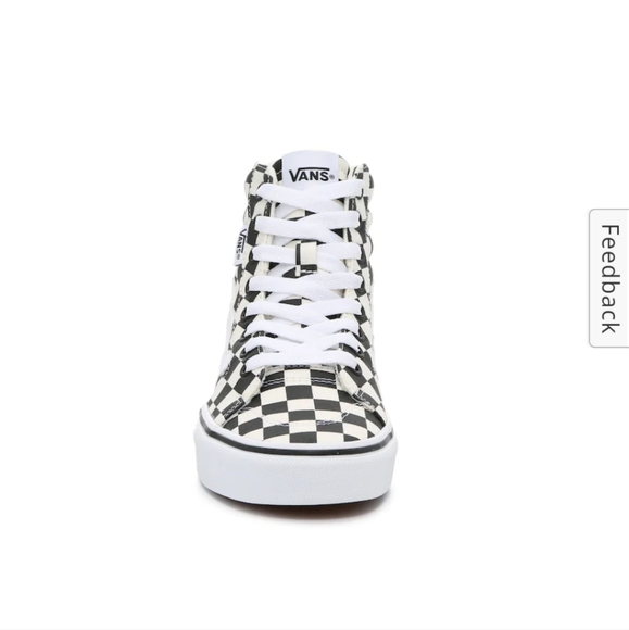 NEW Vans Filmore Hi Checkerboard Black/ Marshmallow- Multi Sizes - Picture 8 of 16